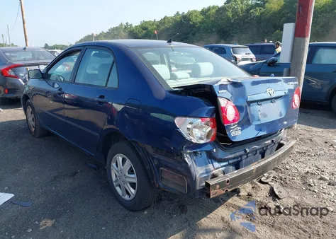 2008 Toyota Corolla Le из США, поврежденный, VIN 2T1BR32E38C857956